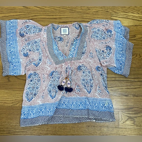 Bell by Alicia Bell Pink and Blue Mini Skirt Set - Picture 2 of 13
